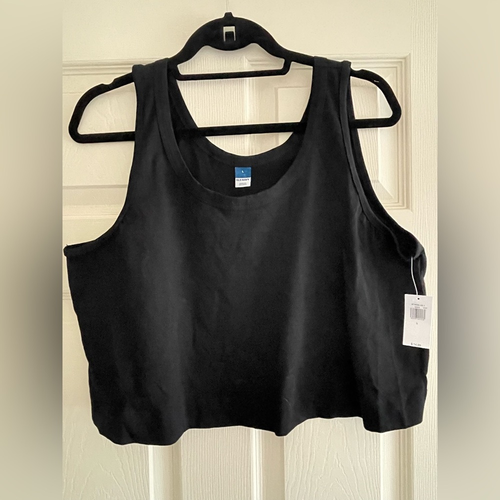 Old Navy Cropped Tank Top. Size Large